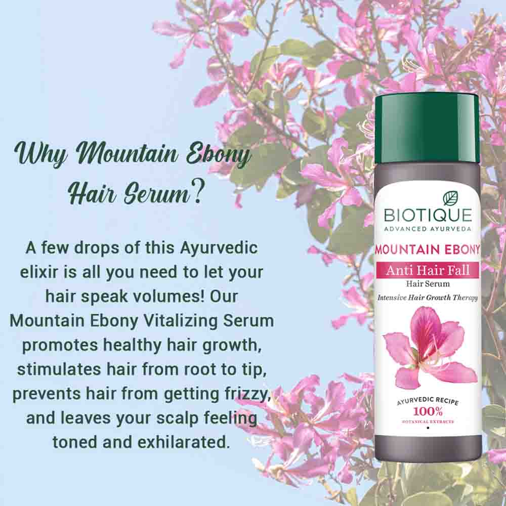 mountain ebony anti hair fall hair serum (120ml) 1