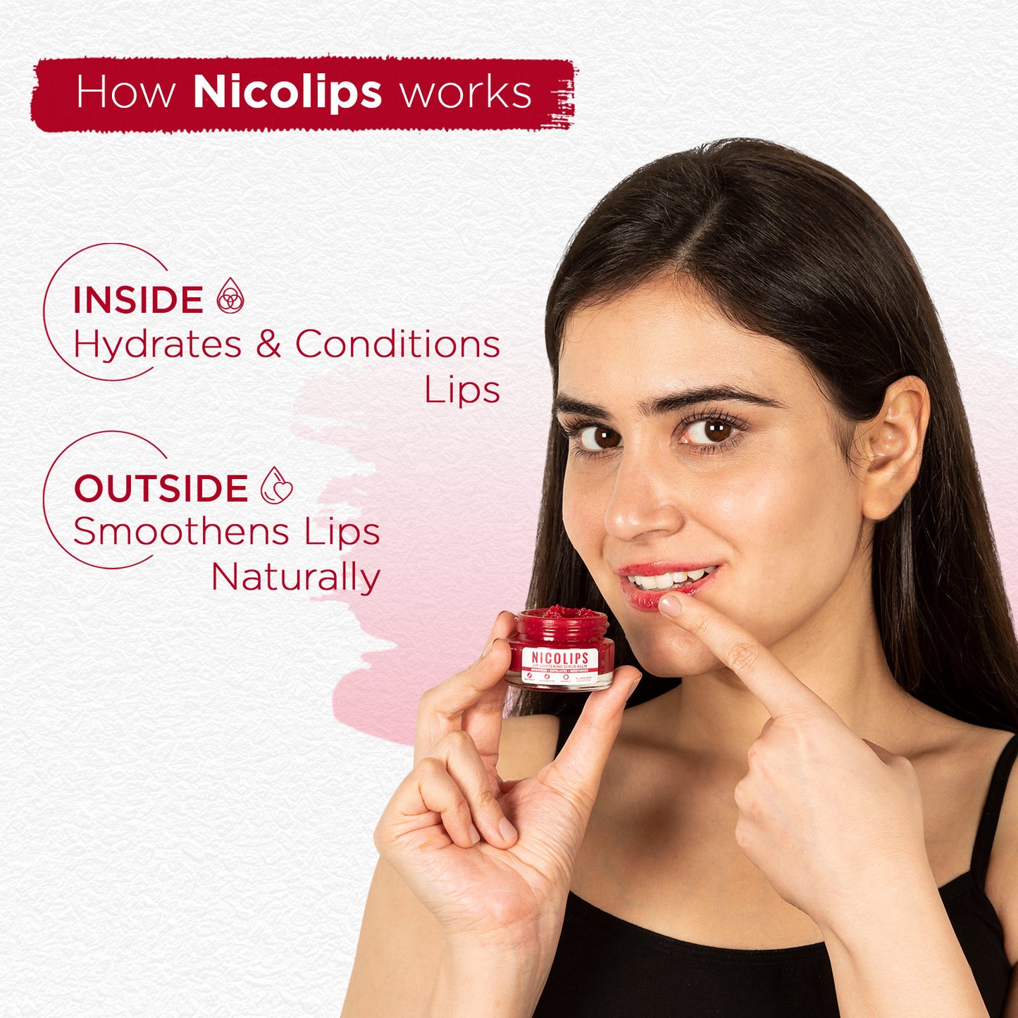 Bella Vita Organic NicoLips Lip Lightening Scrub Balm (20gm)