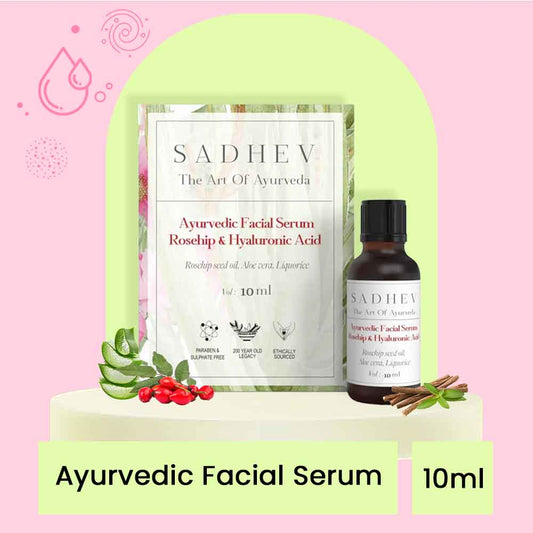 Sadhev Ayurvedic Facial Serum Roseship & Hyaluronic Serum (10ml)