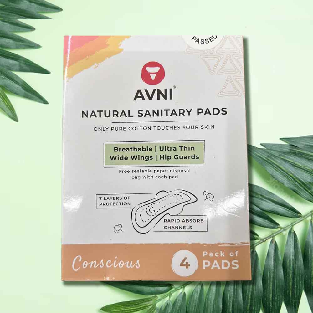 Avni Natural Sanitary Pads (Pack Of 4)