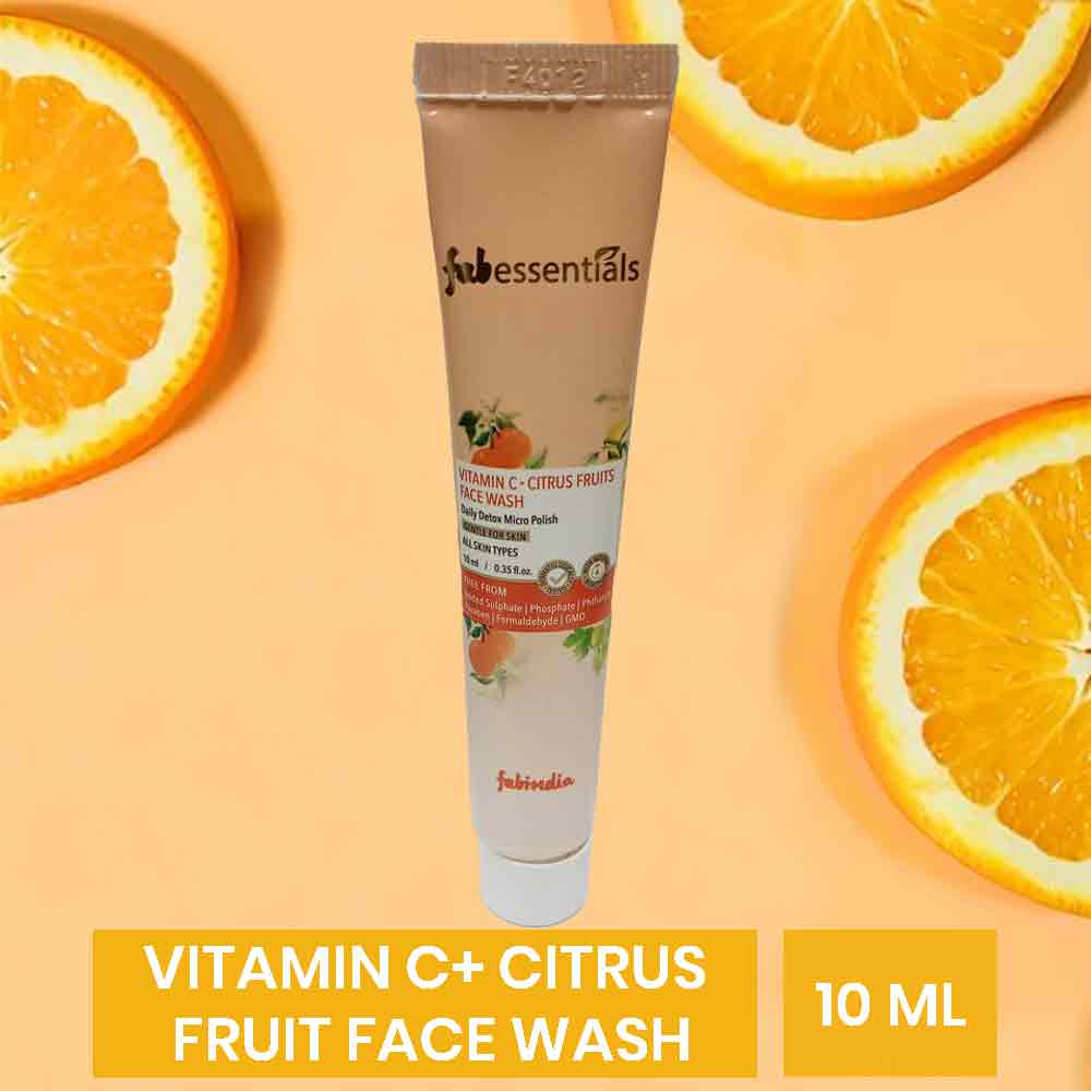Fab Essentials Vitamin - C citrus Fruits Face Wash (10ml)