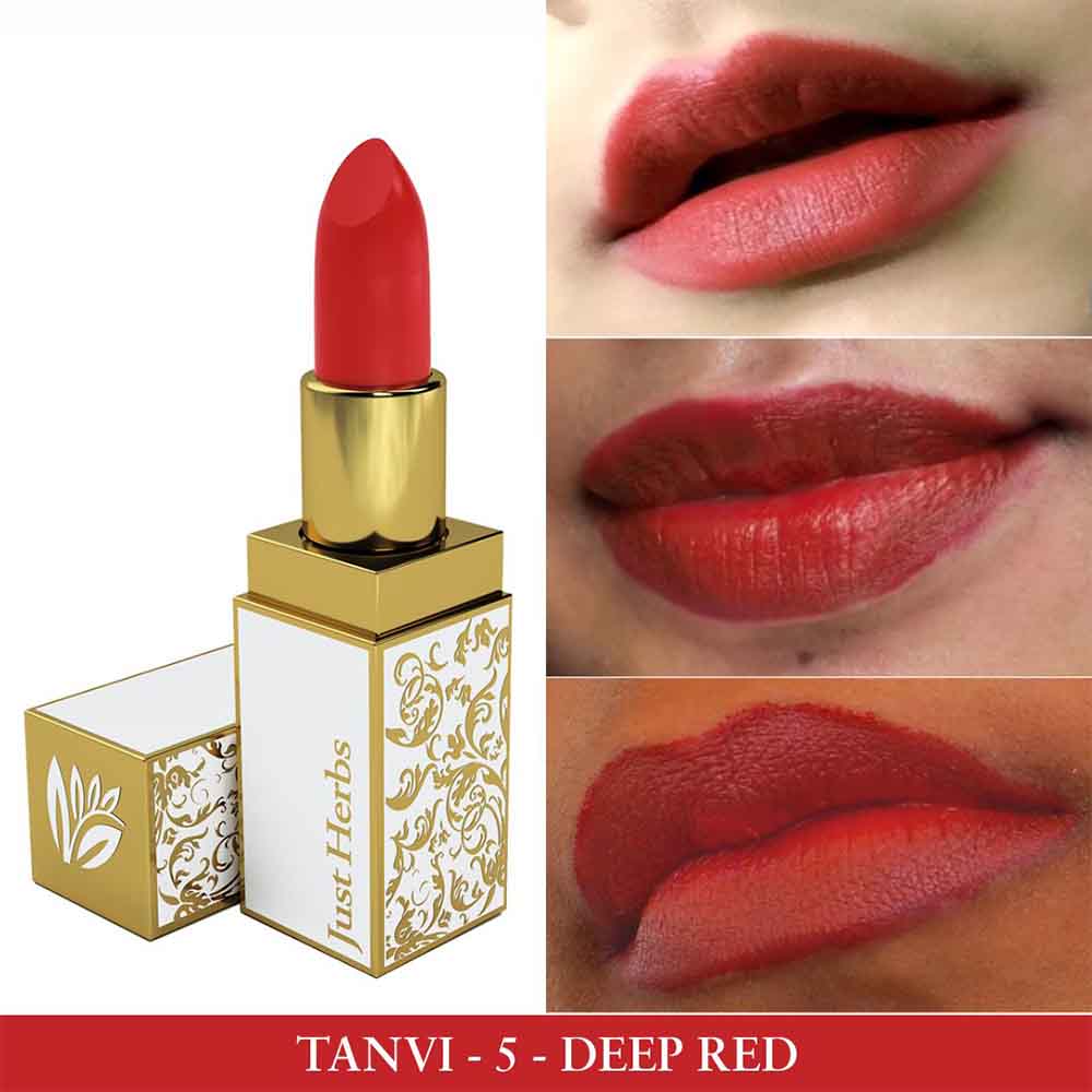 Ayurvedic Lipstick-HS1 Tanvi 5 deep red_MI_1