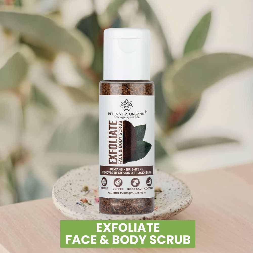 Exfoliate face &amp; body scrub