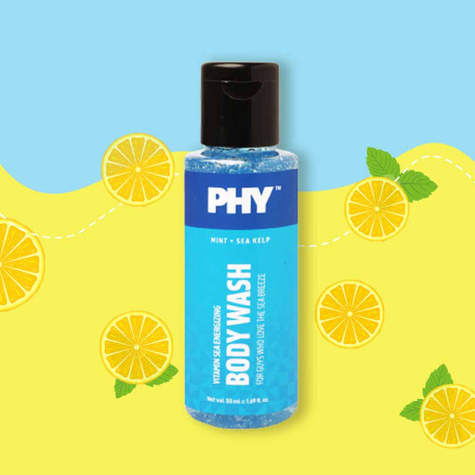 Mint + sea kelp body wash