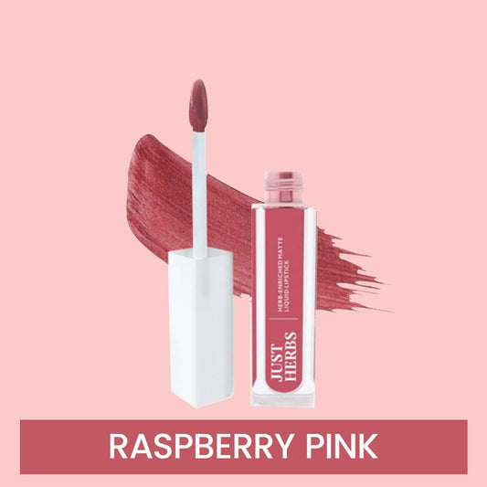 Just Herbs Liquid Lipstick - Raspberry Pink
