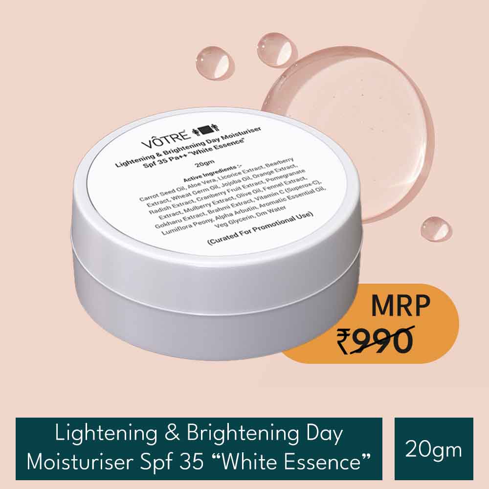 White essence lightening and brightening day moisturiser 35spf