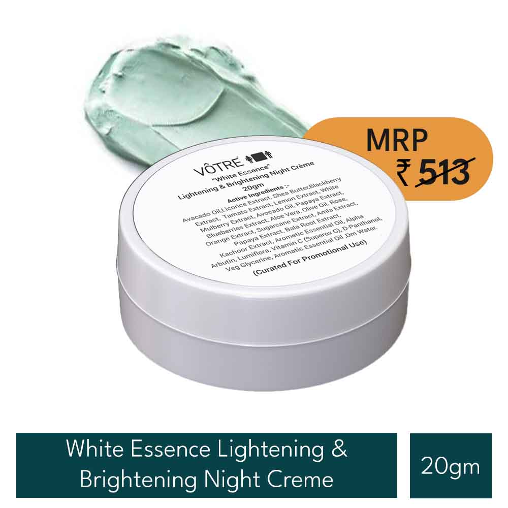 White essence lightnening and brightening night creme (1)