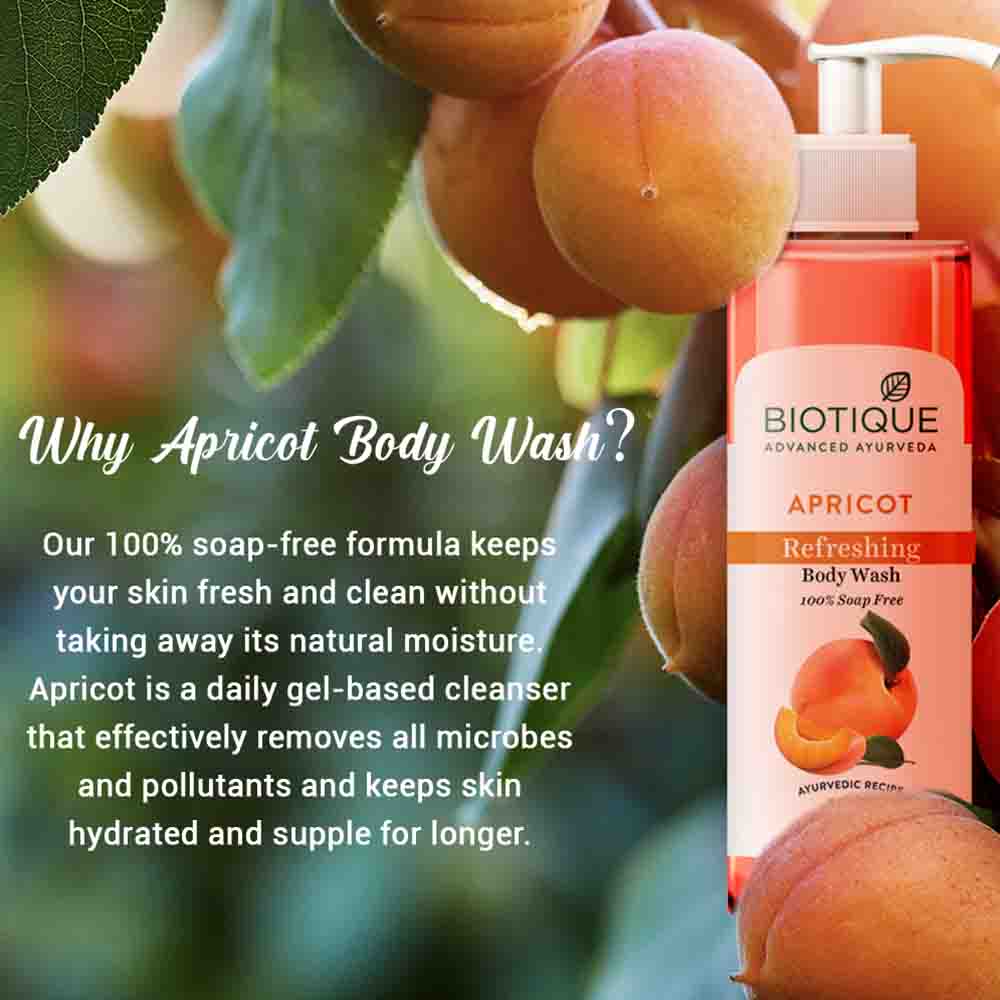apricot refreshing body wash (200ml) 1