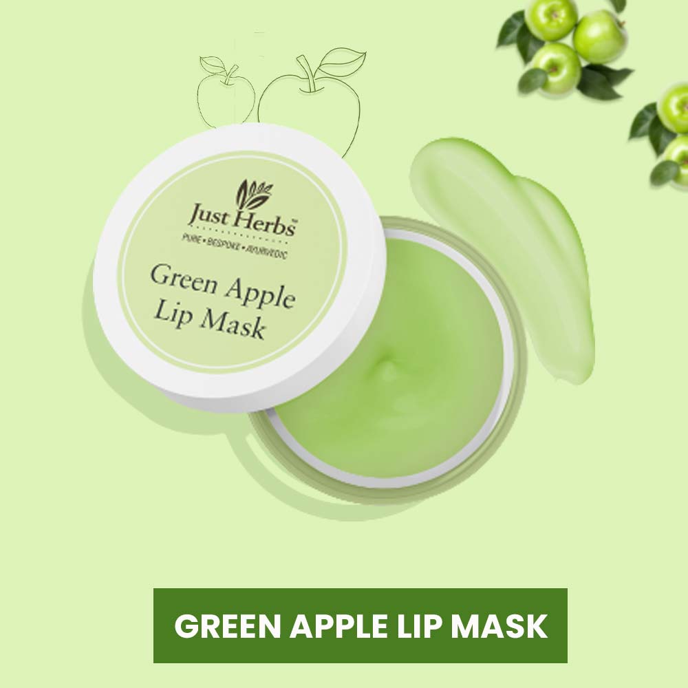 green apple lip mask