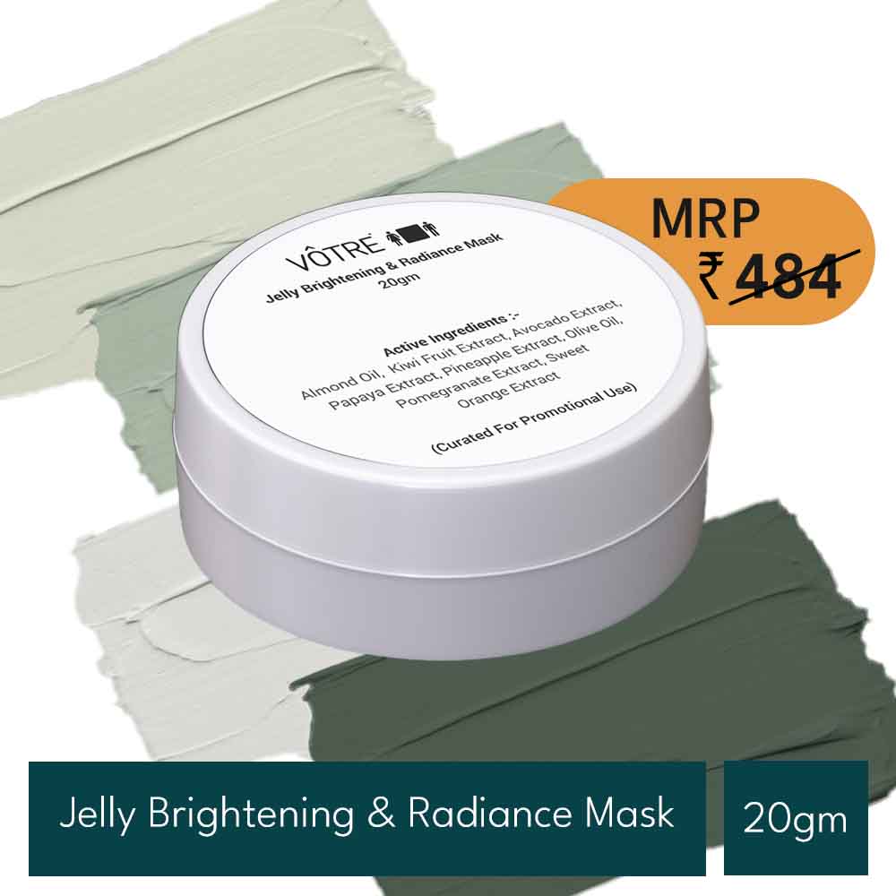 jelly brightening and radiant mask